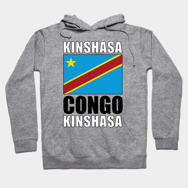 Flag of Congo Hoodie by KewaleeTee